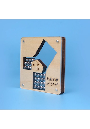 Pisagor Teoremi Deney Seti Mini 9cm X 9cm Öğrenci Modeli Demonte