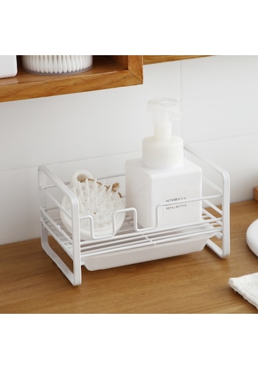 Mutfak Sabun Bulaşık Bezi Depolama Çelik Raf