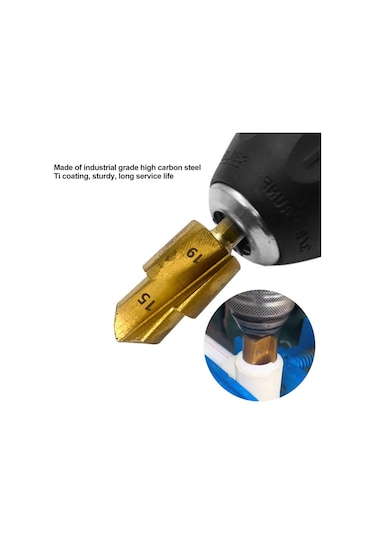 3 Adet Ppr Kaldırma Matkap Ucu Seti Yüksek Karbonlu Çelik Ti