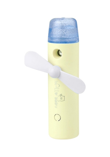 Yaleker Sarı El Tipi Nemlendirici Sprey Fanı - Led Işıklı, Taşınabilir, Cilt Nemlendirici Ve Soğutucu Fonksiyonlu Diğer