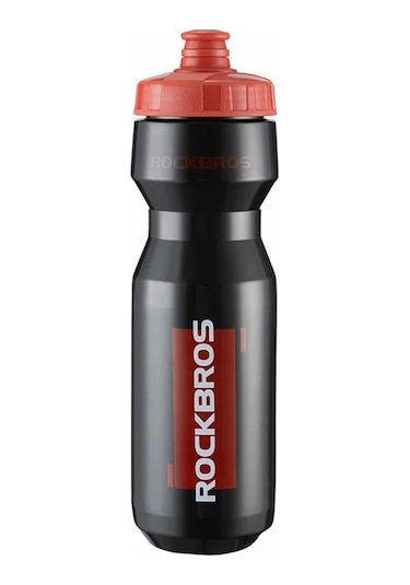 Rockbros Dcbt69Tb 750Ml Pp5 Su Şişesi Spor Bisiklet Sıkma Tipi Su Bardağı Bpa Içermez Fda Sertifikası Yok - Kırmızı