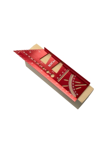 Rox Wood 0092 Alüminyum 3d Açılı Gönye İşaretleme 150 Mm