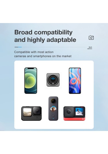 Ranyeek Pov Video Çekim İçin Boyun Taşıma Aparatı - 1/4 Vida Bağlantısı İle Spor Kameralara Uyumlu