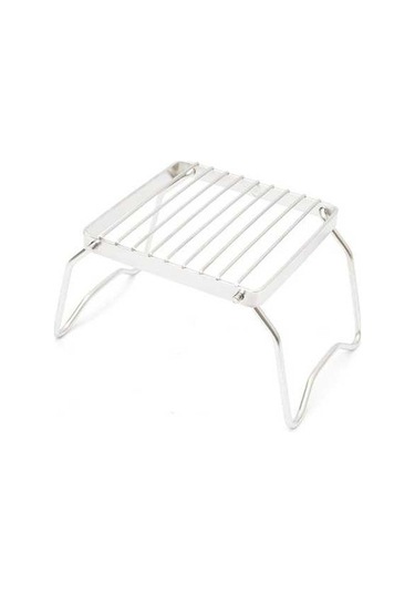 Ebitda Katlanabilir Paslanmaz Çelik Kamp Izgarası - Hafif Ve Taşınabilir Gümüş Kamp Aleti Gümüş