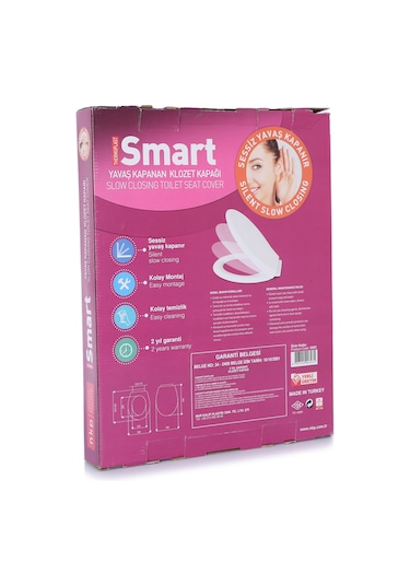 Smart Oval Yavaş Kapanan Klozet Kapağı