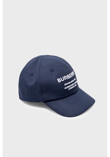Burberry Çocuk Şapka 8049541 Mıdnıght Navy/chk Lacivert Lacivert