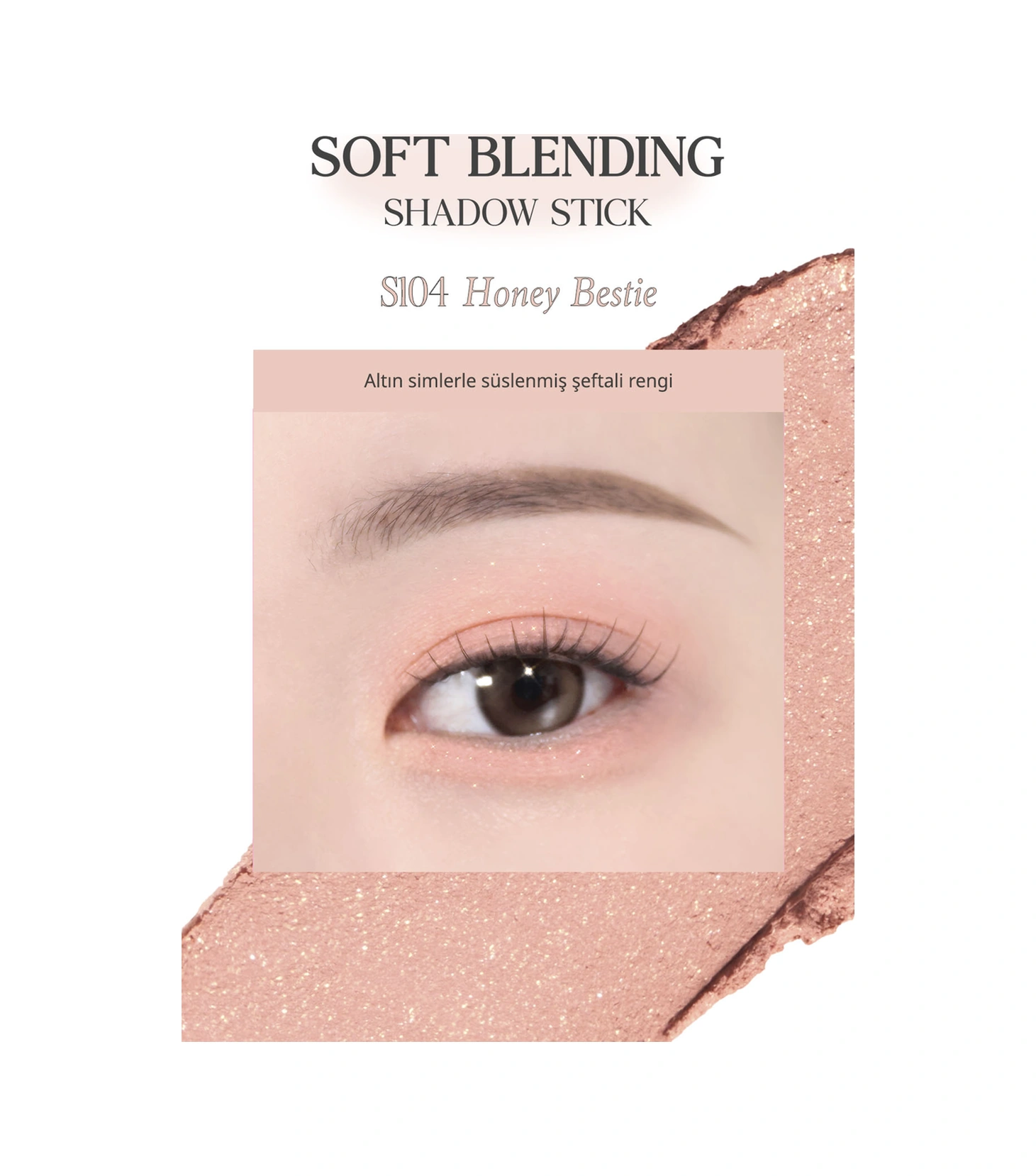 Clio Soft Blending Shadow Stick S104 Honey Bestie