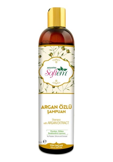 Softem Doğal Argan Yağlı Saç Bakım Şampuanı 400 ML