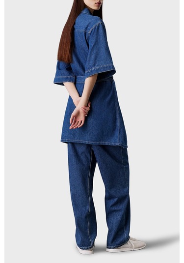 Calvin Klein Bayan Elbise J20j225169 1a4 Lacivert Lacivert