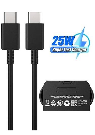 Samsung A73 / S23 / S24 / S22 / M30 / M53 / M62 Uyumlu Super Fast Typec Şarj Kablosu 100 Cm