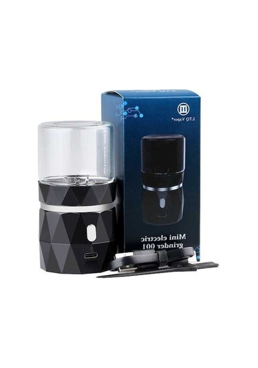 Createtech Taşınabilir Usb Şarjlı 200w Güçlü Motor Mini Elektrikli Baharat Öğütücü Siyah Siyah