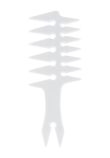 Geeroyoo Erkekler İçin Retro Saç Şekillendirme Tarağı, Çift Taraflı Tasarım, Yüksek Kaliteli Pp Malzeme, Kolay Taşınabilir, Beyaz