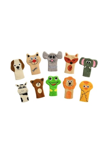 Parmak Kukla Seti Hayvanlar 10'lu