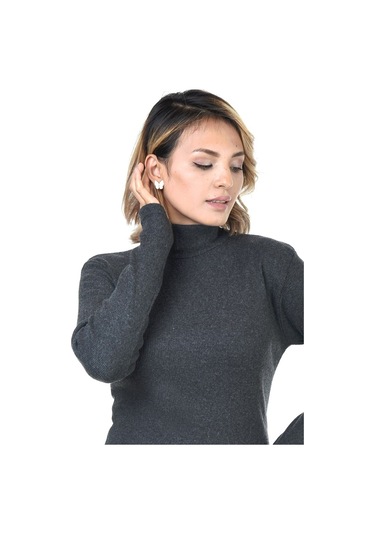 Belifanti Collection Kadın Yarım Balıkçı Yaka Kazak