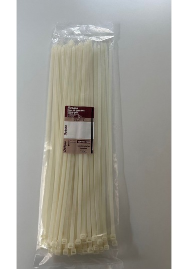 550 X 7,6 Kablo Bağı 100 Adet Beyaz