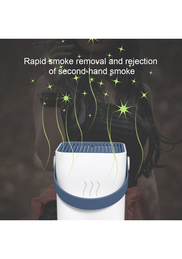 Samdoo Mobil Hava Temizleyici: İyon Teknolojisiyle Formaldehit Ve Duman Temizleyici, Otomobil & Ev Uygun Küçük Boyutlu Hava Temizleyici - Mavi Mavi