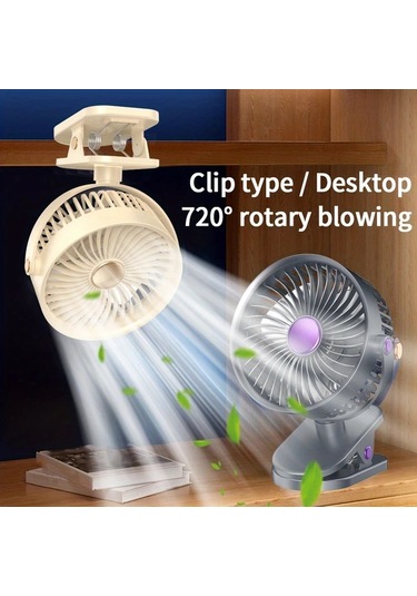 Willowhaven 2025 Tip B Mini Usb Klipsli Taşınabilir Fan Çok Fonksiyonlu Kamp Ofis Spor Hediyesi