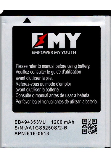 Samsung Wave 525 S5250 Uyumlu Emy Batarya