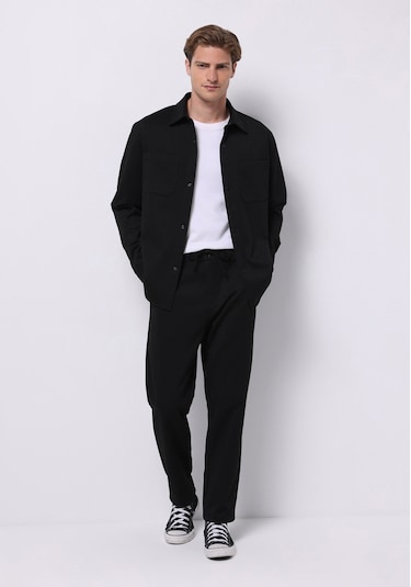 Colins Regular Fit Erkek Siyah Shacket Cl1075640 Q1.v2 Blk Siyah