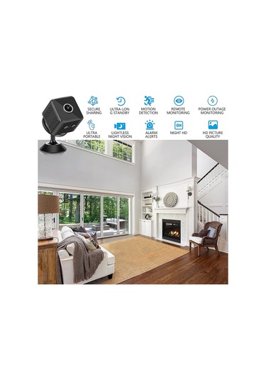 Geeroyoo Akıllı Wi-fi Güvenlik Kamerası: 1080p Hd, Gece Görüşü, Hareket Algılama, 150 Geniş Açı, 3 Saat Pil Ömrü Diğer