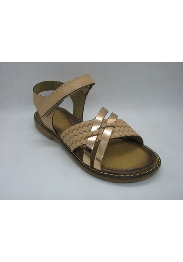 Piarmoni 494 Bej Deri,anatomik Taban Sandalet 31-36 Bej