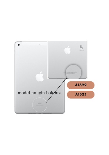 Apple Uyumlu iPad  5.nesil 9.7 İnç 2017 A1822-a1823 İle Temperli Kırılmaz Cam Ekran Koruyucu 5 Adet