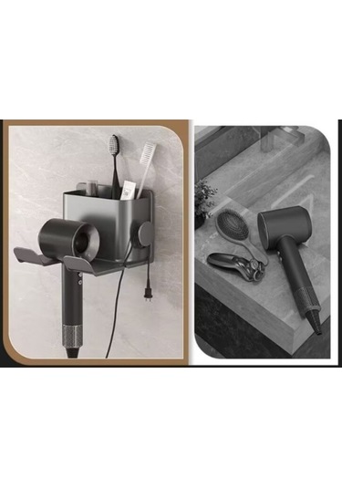 Wondernest Yok, Saç Punch Monte Makinesi, Lichen Kurutma Duvara Tutacağı Gri