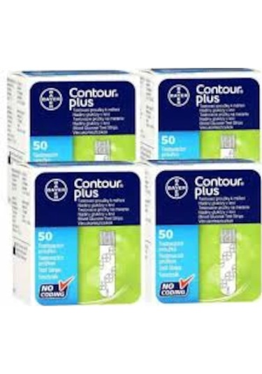 Contour Plus Ölçüm Stribi 4 Kutu x 200 Adet