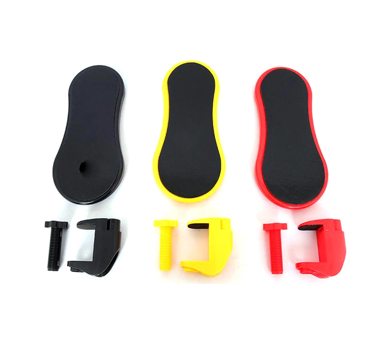 Qingmipy Ergonomik El Omuz Destekçisi - 180 Derece Dönebilen Ofis El Atlama Tabanı - Abs Malzemeyle Dayanıklı Siyah