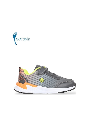 Kidessa 1859 Anatomik Tabanlı Unisex Çocuk Günlük Spor Ayakkab Füme Pudra