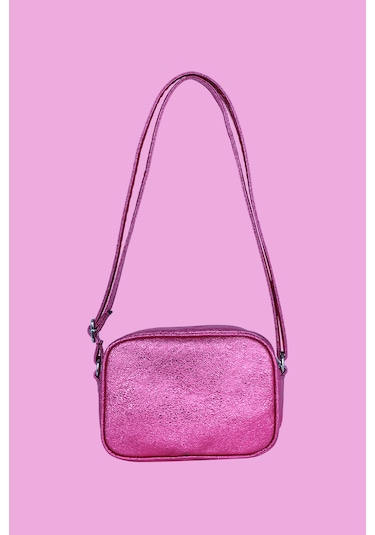 İcone Bag Icone Çocuk Kalp Kapitone Detaylı Omuz Çantası Fuşya