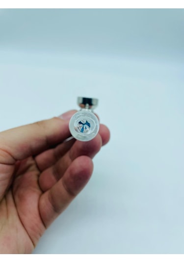 Isıyadayanıklı Metal&cam Pipo 9cm-2parça//pc44