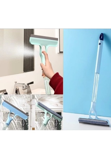 4 İn 1 Spreyli Çek Çekli Camsil Ve Fırça Aparatı