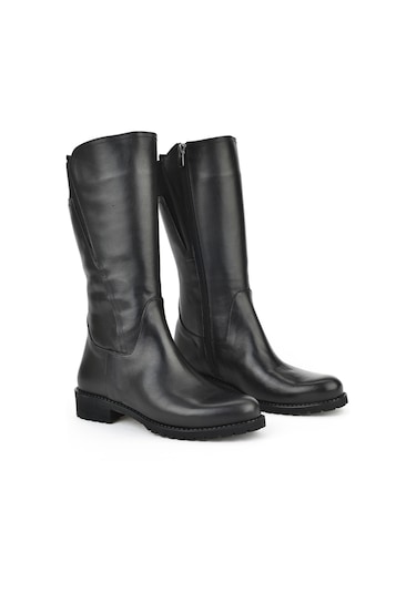 Ziya, Kadın Hakiki Deri Çizme 15319z88042 Siyah 15319z88042 000 Siyah