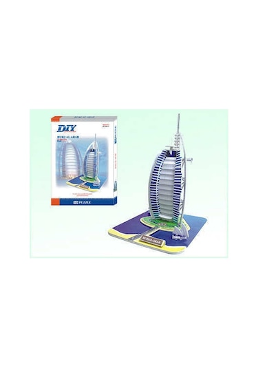3D Puzzle 3 Boyutlu Maket Burç El Arap Dubai Yedi Yıldızlı Yelken