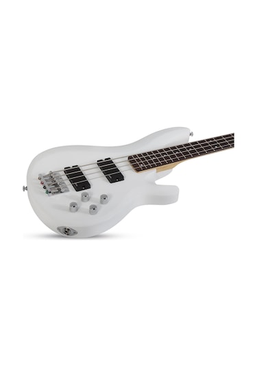 Schecter C-4 Deluxe Bas Gitar Satin White