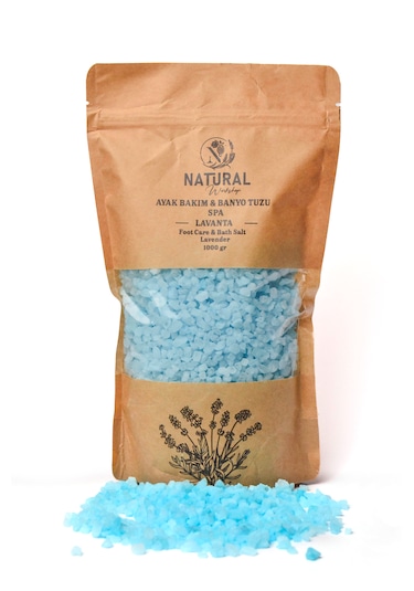 Natural Ayak Bakım Ve Banyo Tuzu Lavanta 1000 Gr