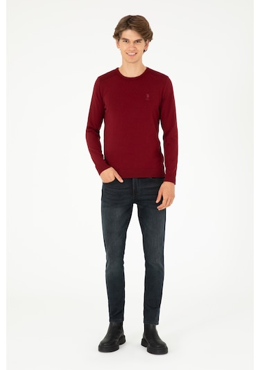 U.s. Polo Assn. Erkek Bordo Kazak /triko 50288888-vr014 Bordo