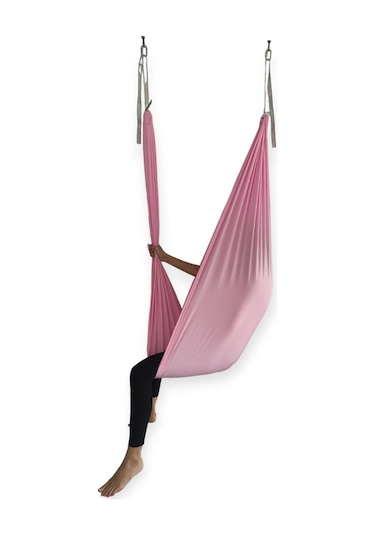 Naturecamp Nadi Pembe Yoga Hamak Seti