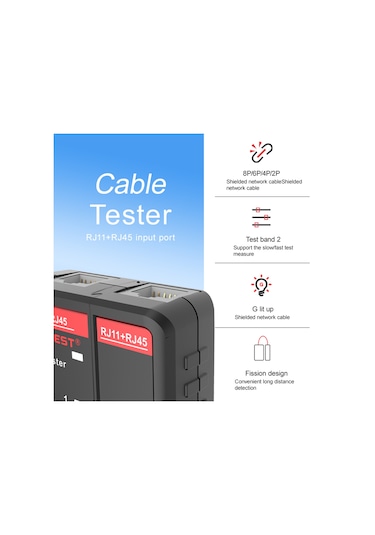 Habotest Habotest Ht812a Ağ Kablosu Test Cihazı Kablo Takip E21513