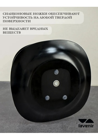 Lavenir Katlı Meyve Kasesi Siyah Cam Seramik Porselen Meyve Vazosu 405281437