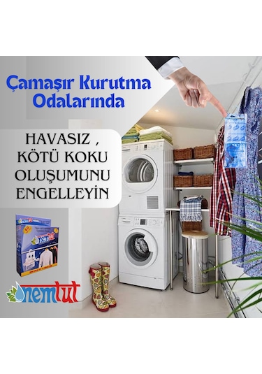 Nemçek Nem Alıcı Tutucu Rutubet Giderici Önleyici Korozyon Önleyici Koku Giderici 250 GR X (5 Paket)