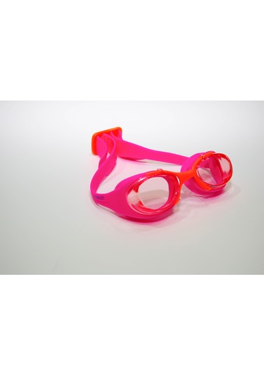 Çocuk Yüzücü Gözlüğü - S Boy - Pembe Nabaiji Meridyendukkan Beyaz