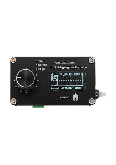 Trendooze Tek Osiloskop Osiloskop Örnekleme Oled Ölçüm Mini Metal Mekanik Khz Kanal İnç Hızı Ekran Düğme Buton Basit Ayarı 250 0.96 Zm