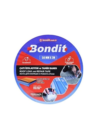 Bondi Çatı Izolasyon Ve Tamir Bandı 50 Mm X 2 Mt