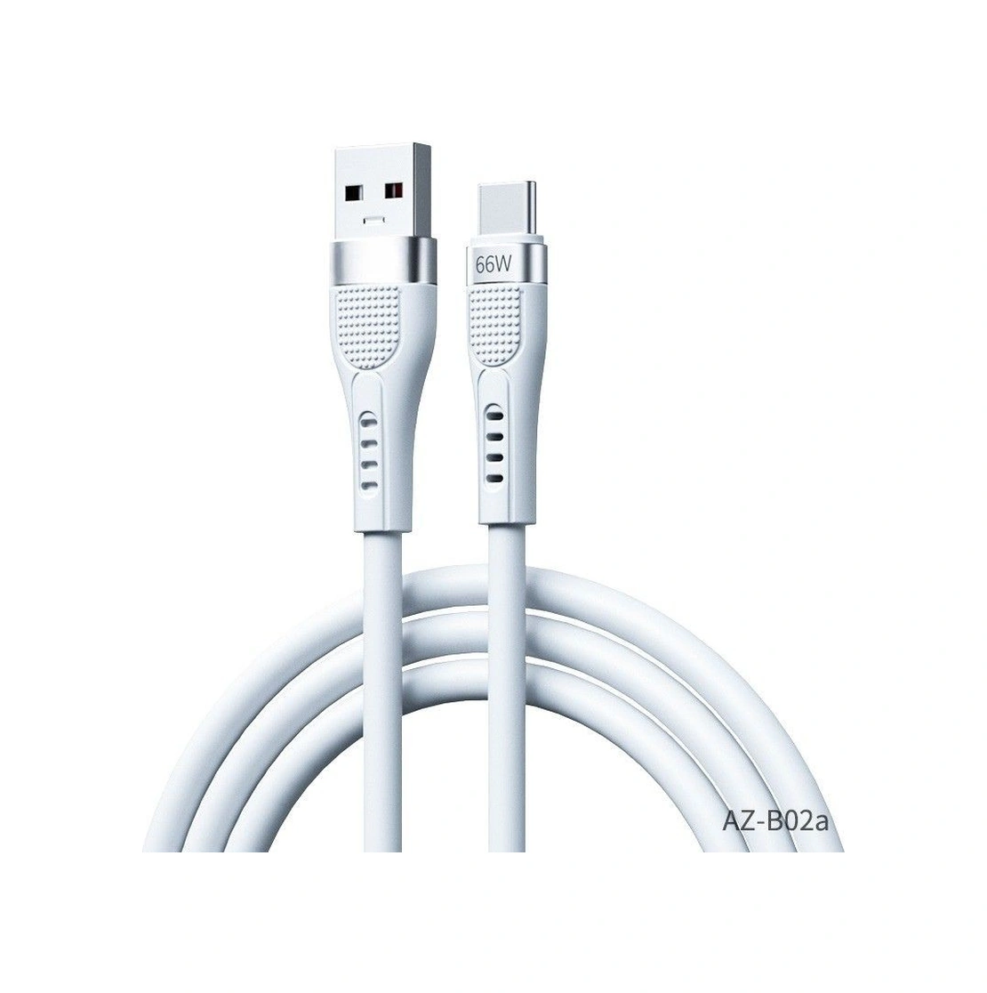 Pdateknoloji 66w Type-c Hızlı Şarj Ve Data Kablosu 1.3m Beyaz Az-b02a 1 Adet