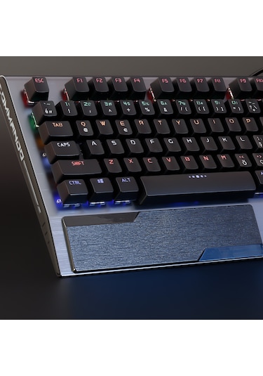 Rush Commando RK848 Mavi Switch Rainbow Mekanik Gaming Oyuncu Klavye