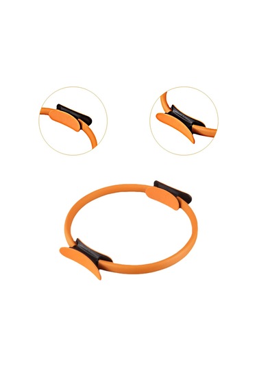 Suntek Pilates Hoop Circle Elastiklik Kadınlar Kızlar Turuncu Turuncu