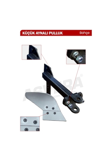 Küçük Aynalı Tekli Pulluk
