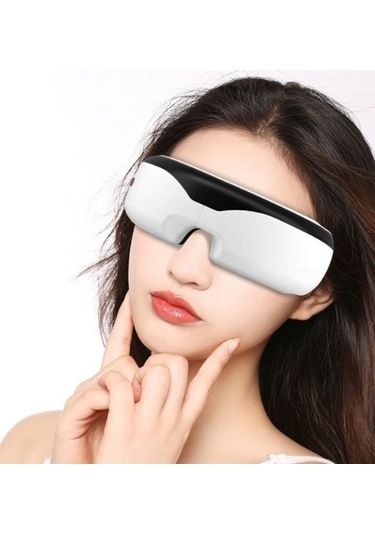 Wondernest Şarjlı Masaj Cihazı, Lichen Göz Bakımı, Evde Rahatlatıcı Beyaz Beyaz